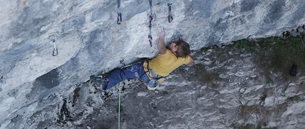 Alexander Megos frees Modified 9a+ in the Frankenjura