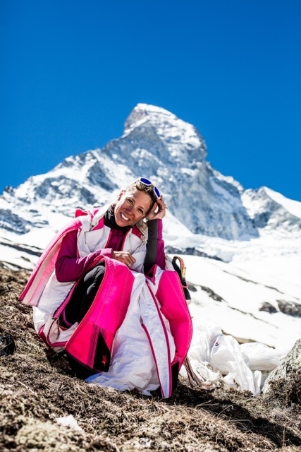 Matterhorn BASE Jump by Géraldine Fasnacht and Julien Meyer