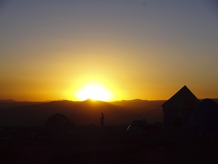 Illimani, Bolivia - Durante il tentativo alla Cresta Ovest dell'Illimani, Ande boliviane