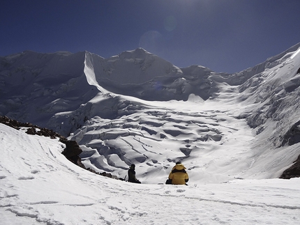 Illimani, Bolivia - Durante il tentativo alla Cresta Ovest dell'Illimani, Ande boliviane