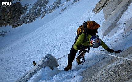 Baghirathi II - Iker Pou and Eneko Pou attempting a new route on Baghirathi II, 05/2014