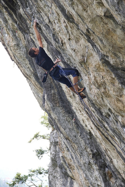 Giorgio Bendazzoli - Giorgio Bendazzoli in arrampicata al Covolo (VI)