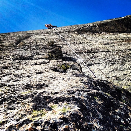 Cicci, new rock climb above Mont Blanc's Val Ferret