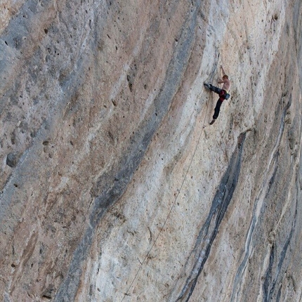 Ceüse, France - Gabriele Moroni climbing Mr. Hyde 8c+ at Ceuse