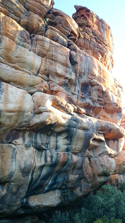 Rocklands, South Africa - James Pearson and Caroline Ciavaldini trad climbing at Rocklands