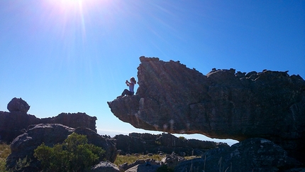 Rocklands, South Africa - James Pearson and Caroline Ciavaldini... some bouldering of course