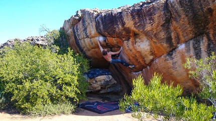 Rocklands, South Africa - James Pearson and Caroline Ciavaldini... some bouldering of course