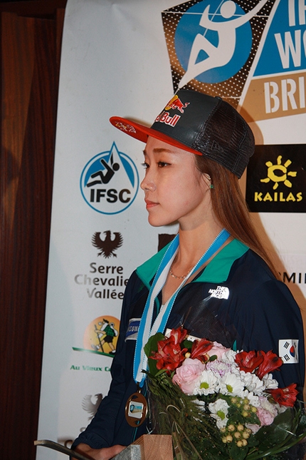 Lead World Cup 2014 - Briançon - Jain Kim