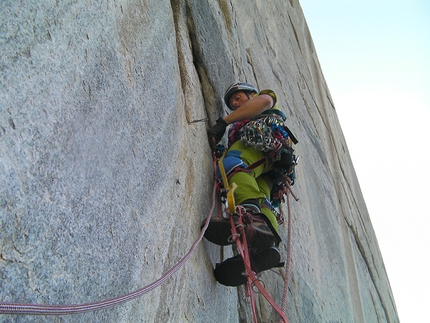 El Capitan, Yosemite - Diego Pezzoli su Tangerine Trip, El Capitan, Yosemite