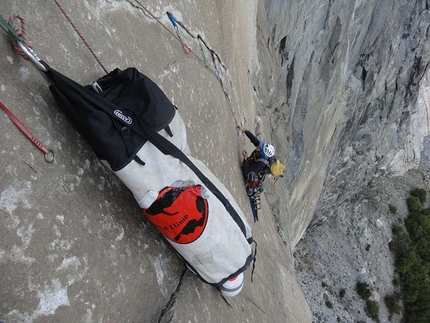 El Capitan, Yosemite - Diego Pezzoli e Roberto Iannilli su Tangerine Trip, El Capitan, Yosemite