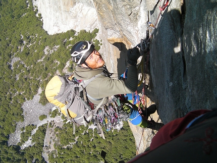 El Capitan, Yosemite - Diego Pezzoli su Tangerine Trip, El Capitan, Yosemite