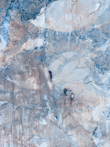 El Capitan, Yosemite - Diego Pezzoli e Roberto Iannilli su Tangerine Trip, El Capitan, Yosemite