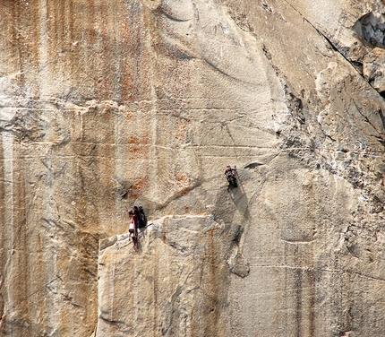 El Capitan, Yosemite - Diego Pezzoli e Roberto Iannilli su Tangerine Trip, El Capitan, Yosemite