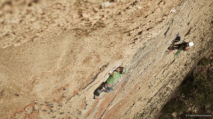 Pedra Riscada, Brazil - Mayan Smith-Gobat and Ben Rueck climbing Place of Happiness, Pedra Riscada, Brazil