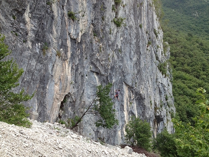 Ventaglio - The beautiful crag Ventaglio, Friuli Venezia Giulia, Italy