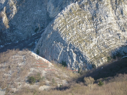 Ventaglio - La bella falesia al Ventaglio nel Friuli Venezia Giulia