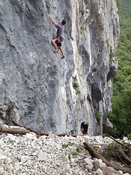 Ventaglio - The beautiful crag Ventaglio, Friuli Venezia Giulia, Italy