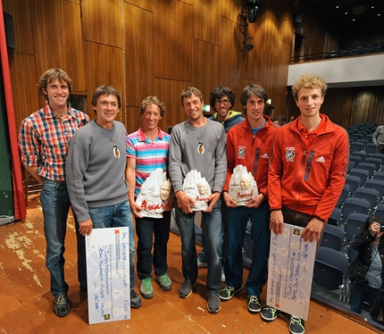 Karl Unterkircher Award won by Simon Anthamatten, Matthias Auer and Hansjörg Auer