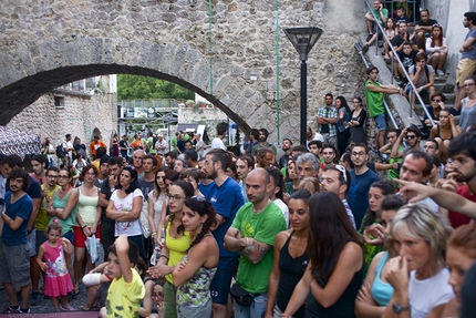 Street boulder Subiaco 2014 - Durante il Subiaco Climb and Reggae Urban Fest