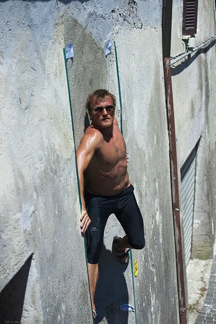 Street boulder Subiaco 2014 - Durante il Subiaco Climb and Reggae Urban Fest