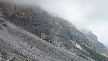 Sentiero Olivieri, Tofana, Dolomiti - Sentiero Olivieri, un facile sentiero attrezzato sopra Cortina