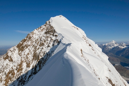 Traversata dei Lyskamm E-O, Monte Rosa - Tratto orizzontale