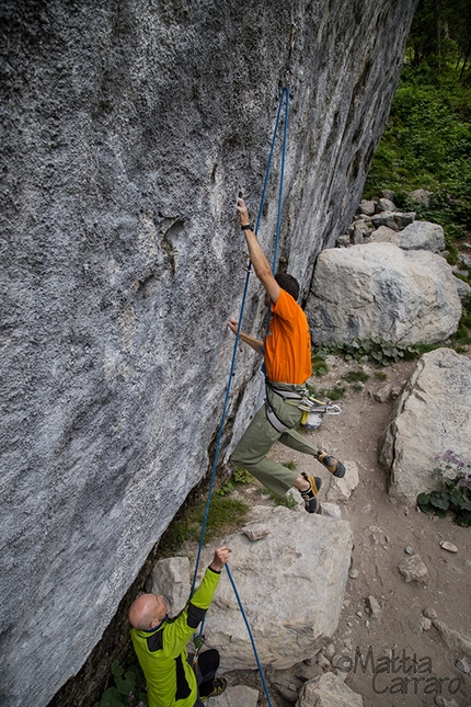 Malga Ciapela (Marmolada) - Mauro Dell'Antonia - La soluzione finale 8a