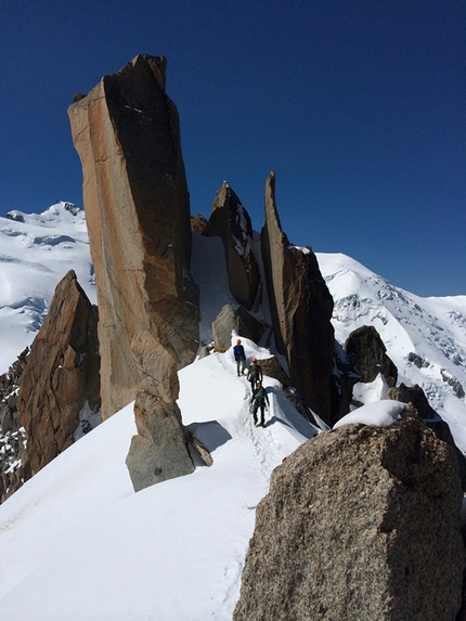 Corso aspiranti guida alpina 2013 - 2014 - Esame alta montagna | Monte Bianco