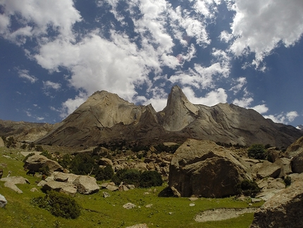 Ak-su Valley, Pamir Alay, Kirghizistan - Le pareti salite nella valle di Ak-su