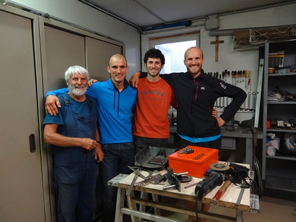 Brenta Dolomites, Brenta Base Camp 2014 - Mariano Frizzera, Alessandro Baù, Alessandro Beber and Simone Banal