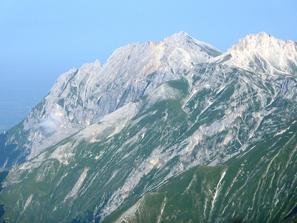 Paretone, Gran Sasso - Ivo Ferrari: climbing the Diretta Alessandri - Furi - Leone, Paretone del Gran Sasso