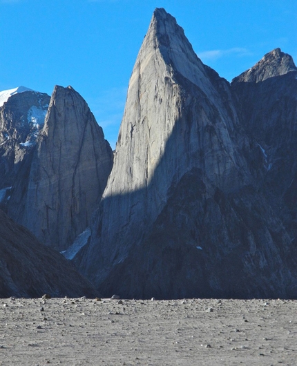 Shark's Tooth, Groenlandia - La parete dello Shark's Tooth, Groenlandia