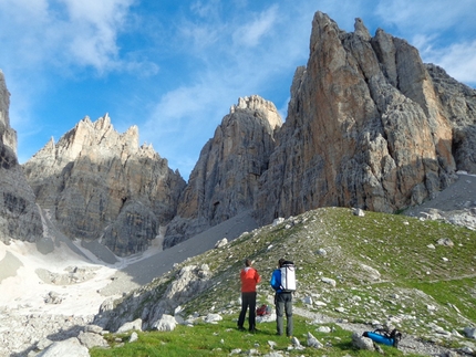 Dolomiti di Brenta, Brenta Base Camp 2014 - Punta Jolanda: la splendida Busa degli Armi