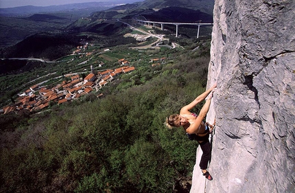 Crni Kal, climbing in Slovenia