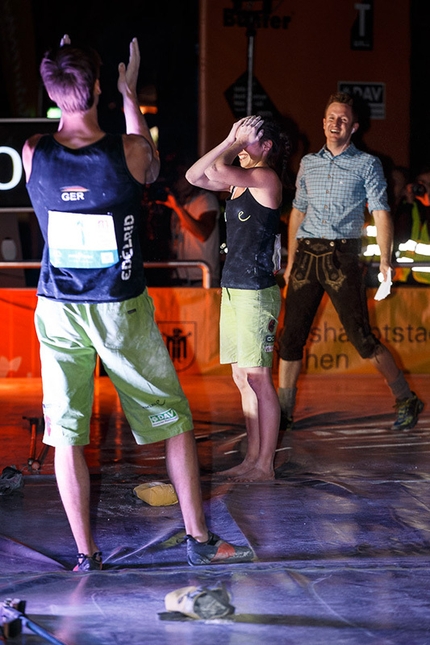 Bouldering World Championships 2014 - Juliane Wurm and Jan Hojer