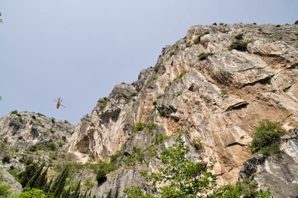 Arco - Operazione di elisoccorso sul Monte Colodri, Arco