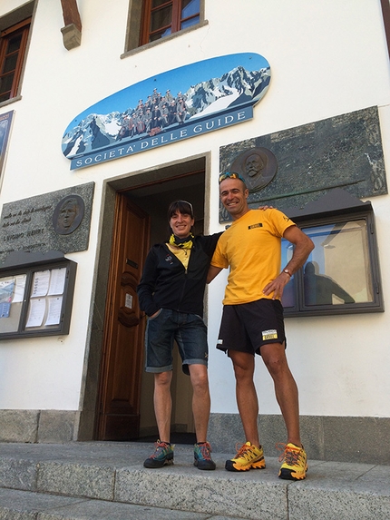 Dente del Gigante: alpinismo e trail running, con Pablo Criado e Anna Torretta