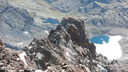 Cresta Est Monviso - Sotto la cresta Est del Monviso