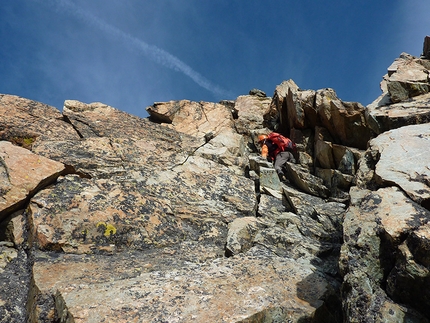 Cresta Est Monviso - Sulla Cresta Est del Monviso