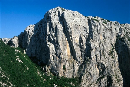 Paklenica, Croatia - The splendid face Anića kuk