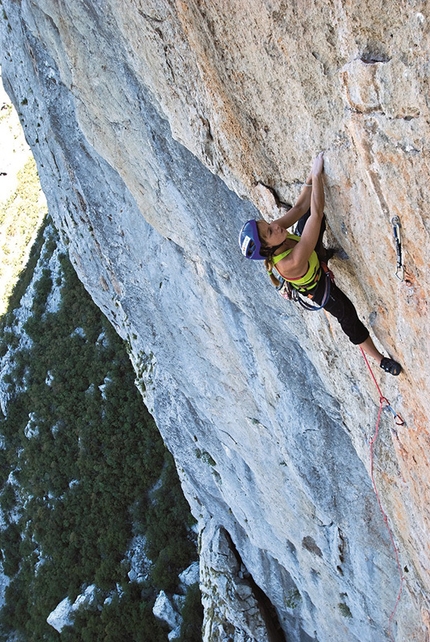 Paklenica, Croatia - Andrea Cartas, Rumeni strah 7c , Anića kuk