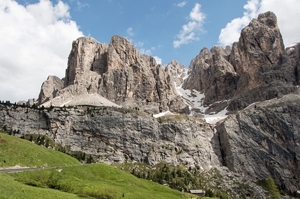 Climbing at Frea, Dolomites