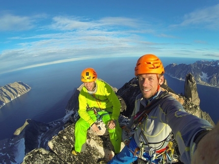 Greenland new rock climbs by Ralph Villiger and Harald Fichtinger