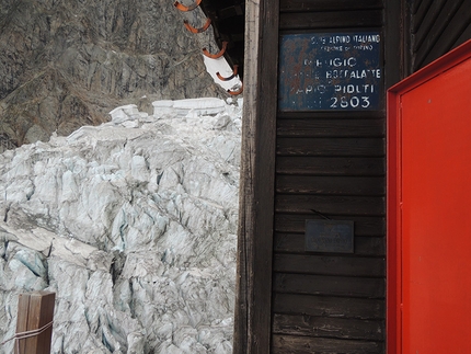 La Bouteille, Monte Bianco - Il Rifugio