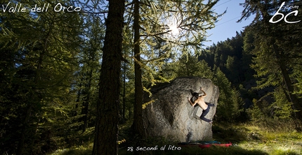 Orcoblocco, Valle dell'Orco - During the first bouldering meeting Orcoblocco, Ceresole Reale, Valle dell'Orco, 09/2014.