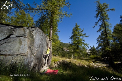 Orcoblocco, Valle dell'Orco - Durante il primo Orcoblocco, Ceresole Reale, Valle dell'Orco (TO), 09/2014.