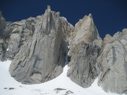 Supercanaleta del Fitz Roy (Patagonia) - La Supercanaleta del Fitz Roy dall'attacco