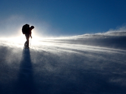 Volcan Aguilera, Hielo Sur, Patagonia - Volcan Aguilera: slowly the angle changes as the glacier is reached