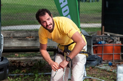 Padova, Coppa Italia Lead 2014 - Marco Spazzini durante la quarta tappa della Coppa Italia Lead 2014 a Padova