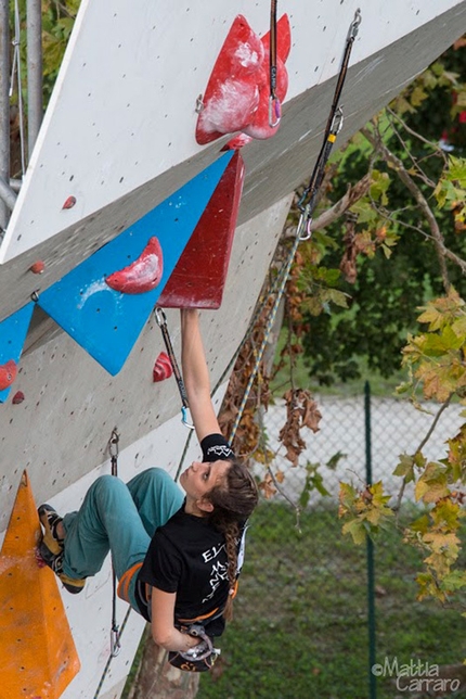 Padova, Italian Lead Cup 2014 - Camilla Bendazzoli during the fourth stage of the Italian Lead Cup 2014 at Padova